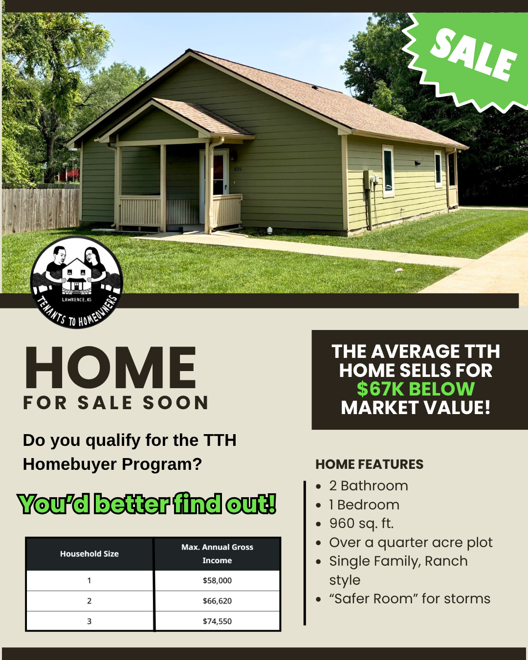 826 Elms For Sale