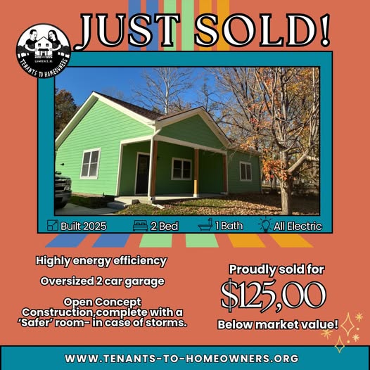 Just sold home for $125,000