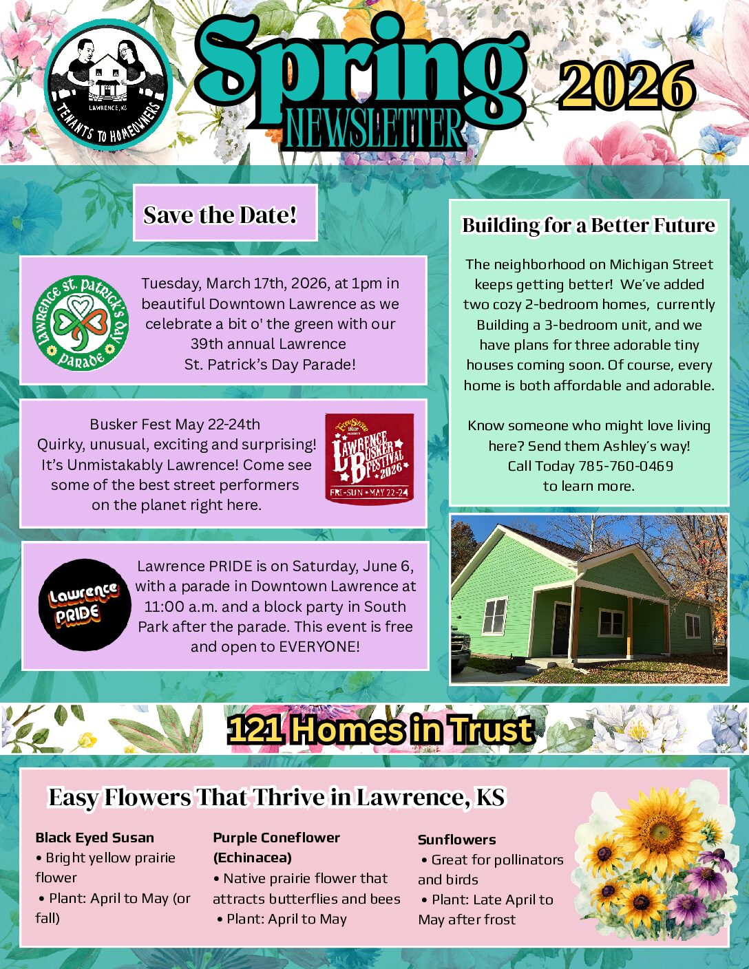 Holiday newsletter with festive recipes